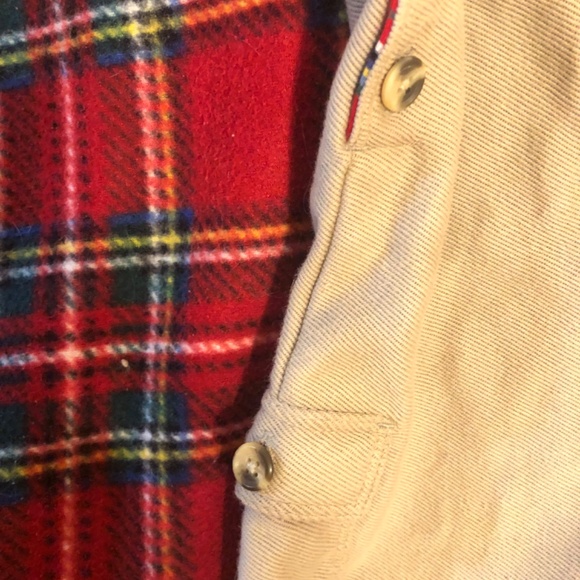 Like New Tommy Hilfiger tan overall bibs for baby for sale - Picture 5 of 5